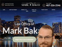 Tablet Screenshot of orlandocriminalandfamilylaw.com